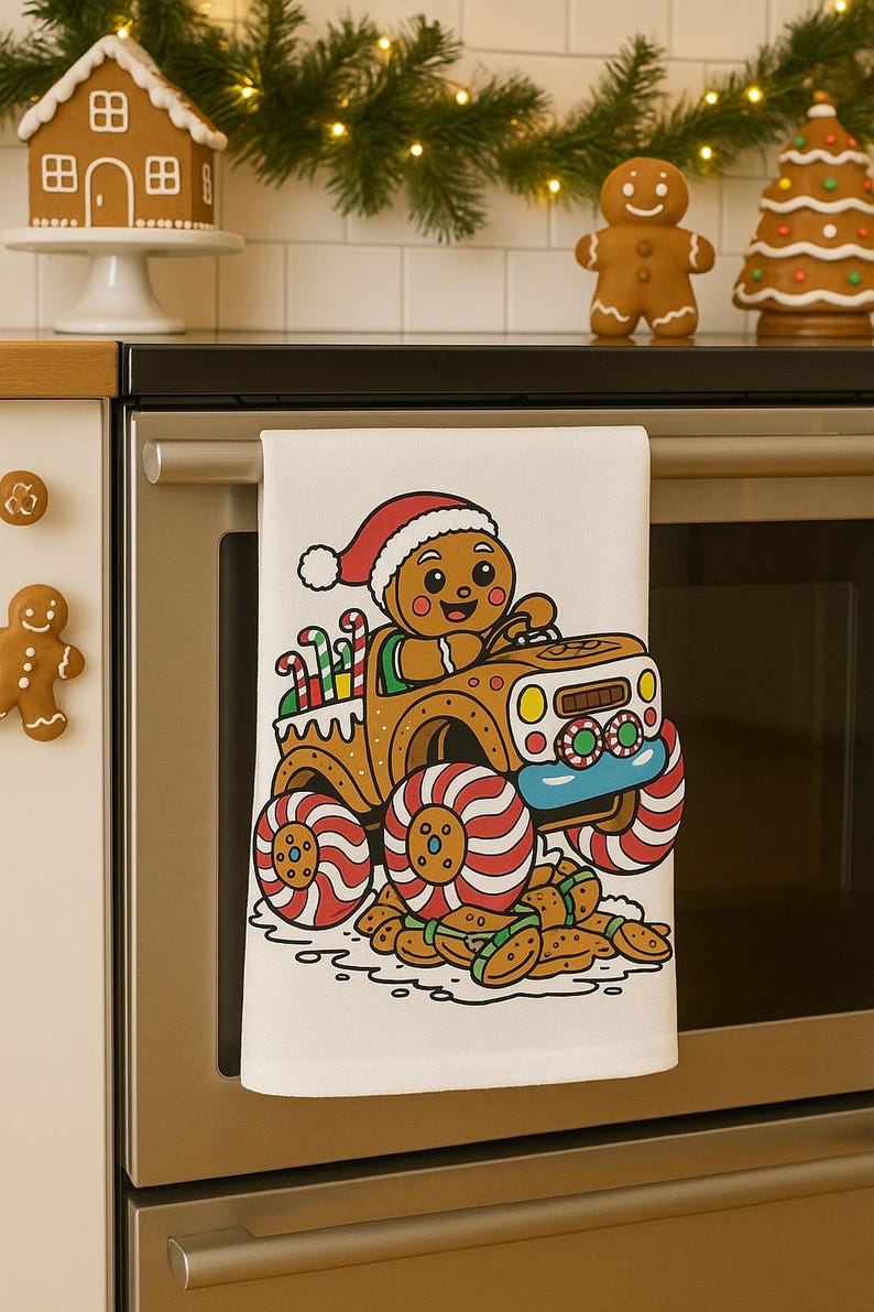 Gingerbread Monster Truck Christmas SVG, PNG, PDF (digital Download) - Etsy