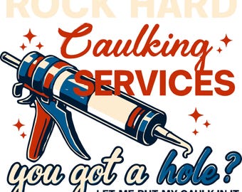 Diseño SVG PNG de manitas divertido: Servicios de calafateo resistentes (descarga digital)