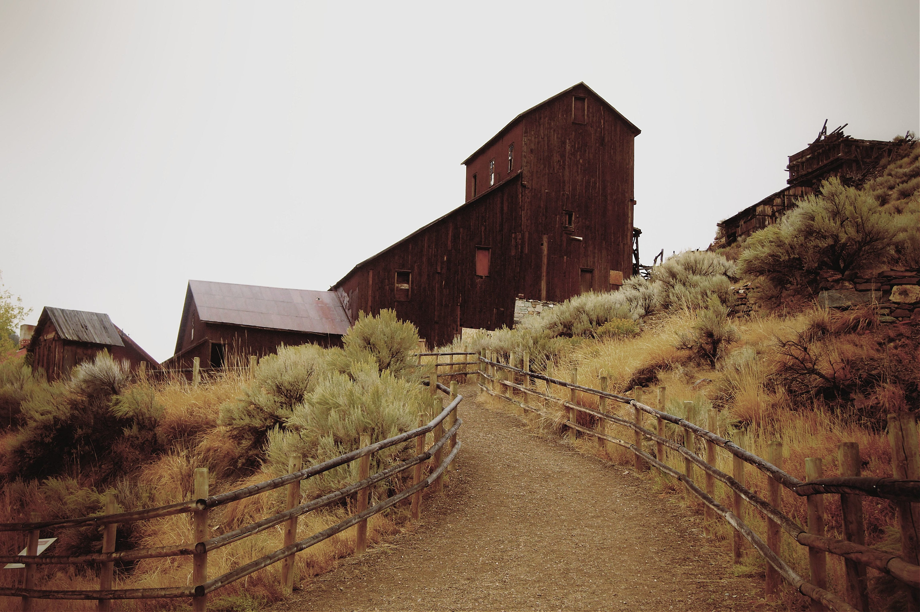 Bayhorse Ghost Town Building Landscape Photos Farmhouse Etsy