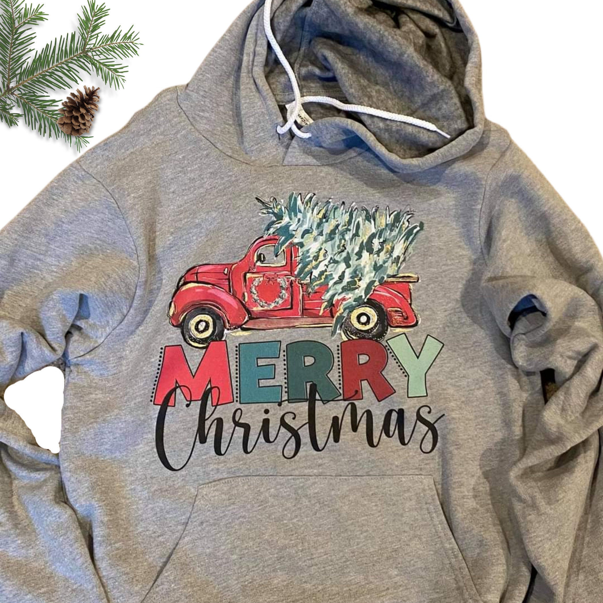 Merry Christmas Sweatshirt Old Red 