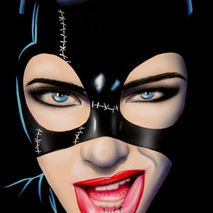 Lust – Dark Pop Catwomen Leinwanddruck (54cmx72cm)