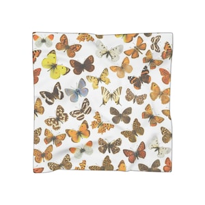 Butterfly, Butterflies, Monarch Butterfly Poly Scarf