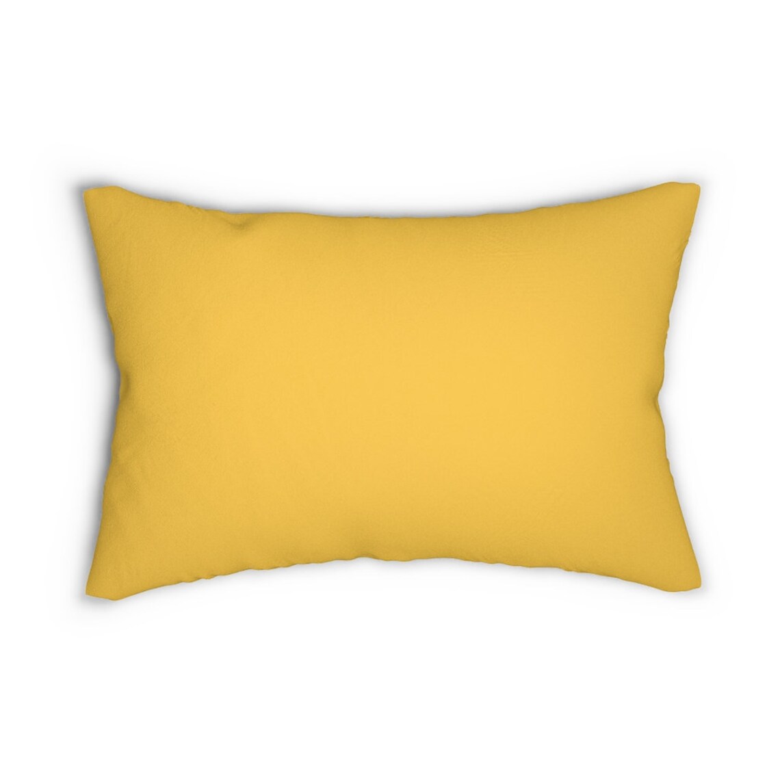 Yellow Lumbar Pillow Etsy