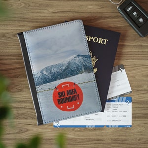 RFID-Blocking, Ski Area Boundary Passport Cover