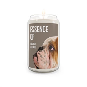 English Bulldog Aromatherapy Candle 13.75oz