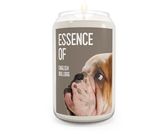 Vela de aromaterapia Bulldog Inglés 13.75oz