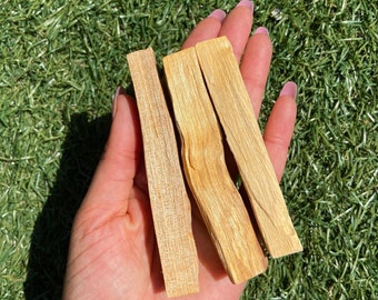 Organic Palo Santo Sticks 3 pack | Spiritual Cleansing, Smudging, Holy Wood
