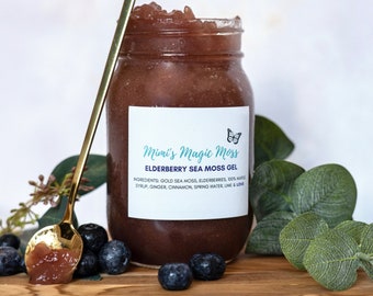 Elderberry Sea Moss Gel, Real + Premium Ingredients