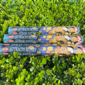 Attract Money Incense Sticks, 3 packs 60 sticks