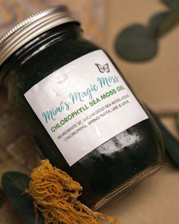 Chlorophyll Sea Moss Gel, Flavored Sea Moss Gel | Premium 100