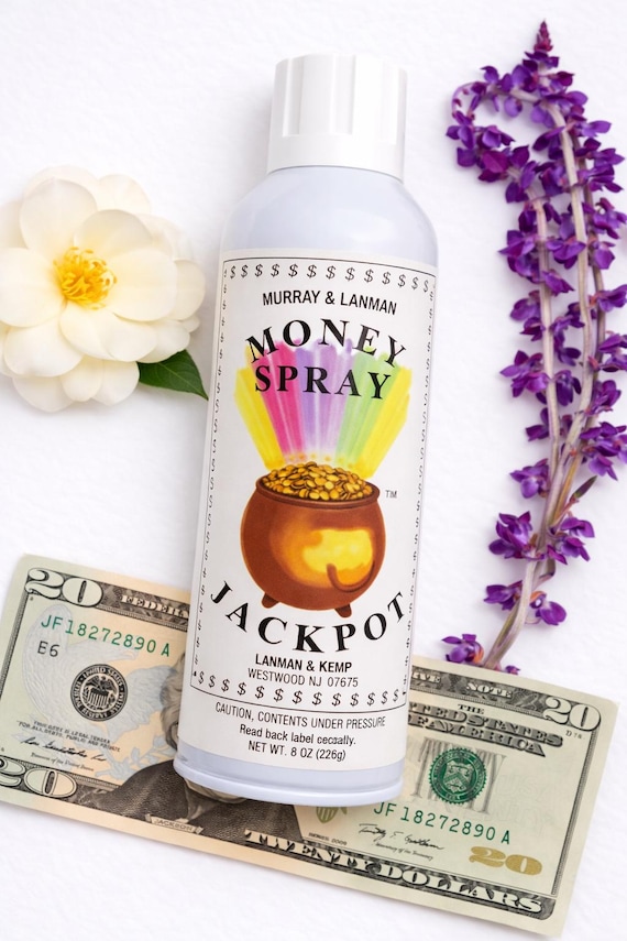 Money Jackpot Spray: Attract Abundance, Luck and Prosperity, Fresh Powder Scent