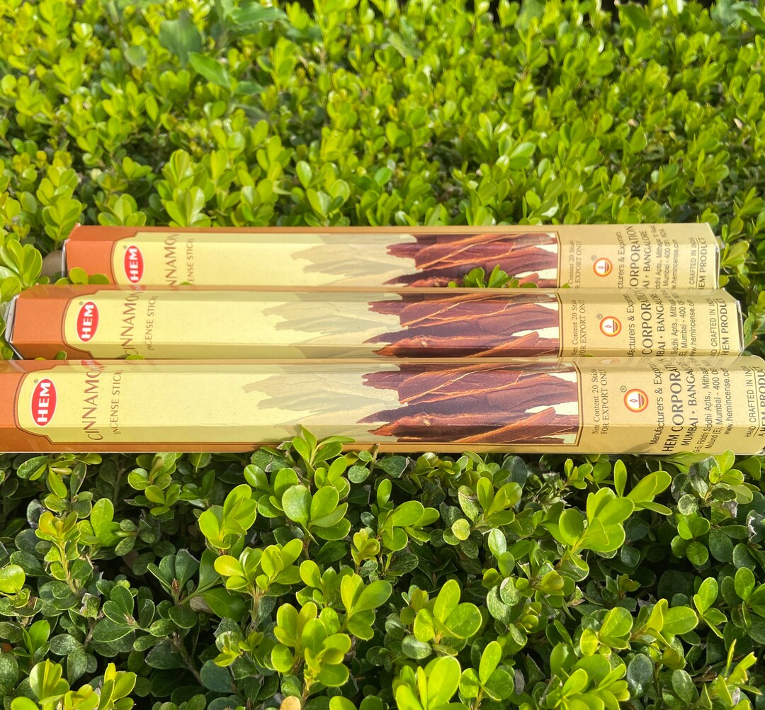 Hem Cinnamon Incense Sticks, 3 Packs Etsy
