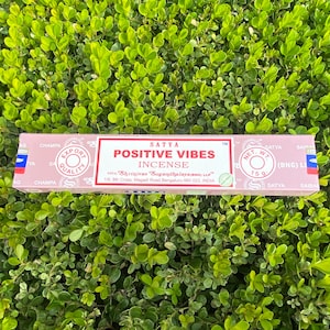 Positive Vibes Incense Sticks, Sweet Scent, Satya Incense Sticks | 3 pack
