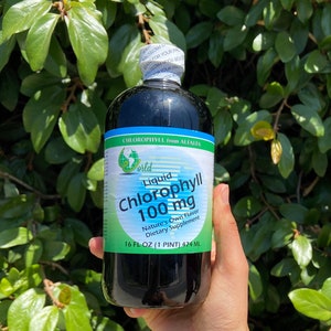 Organic Liquid Chlorophyll, 8 oz & 16 oz
