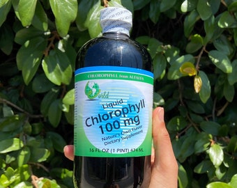 Liquid Chlorophyll: 8 oz, 16 oz | Organic