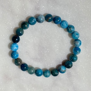Apatite Bead Bracelet