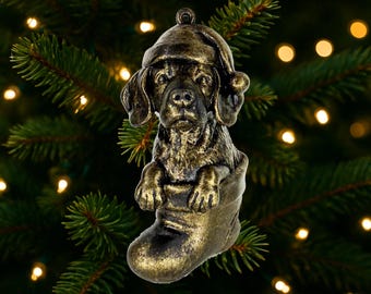 Beagle-kerstboomornament - handgeschilderd huisdierdecor