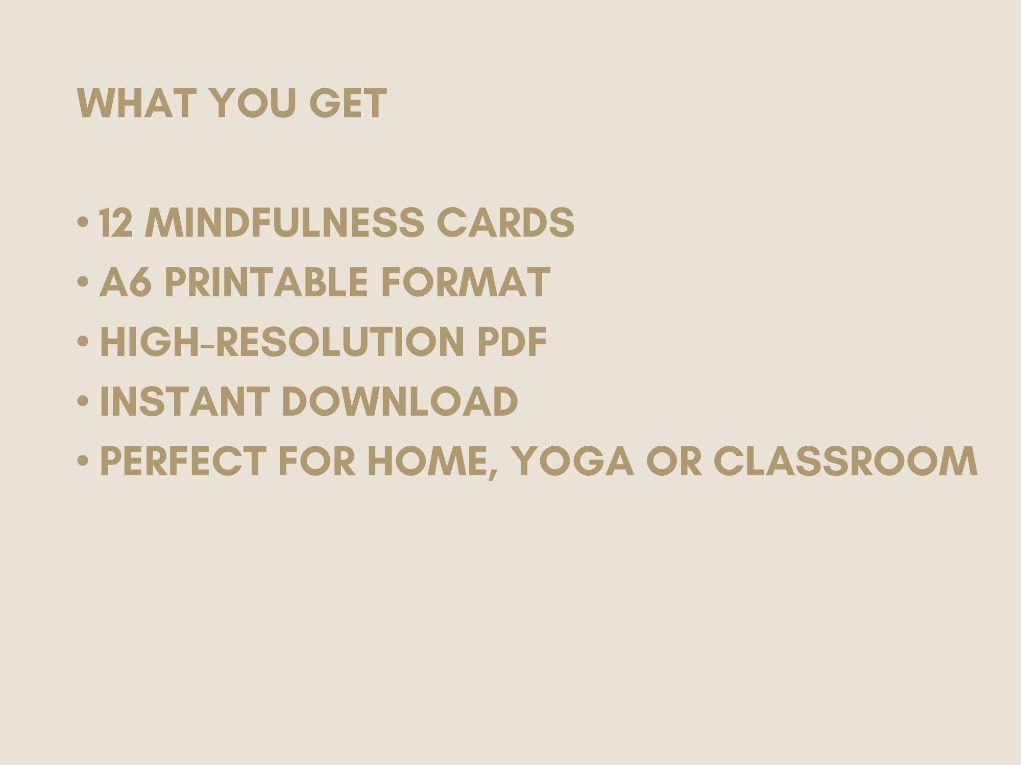 Calm Down Cards for Kids Printable, Mindfulness Cards, Breathing ...