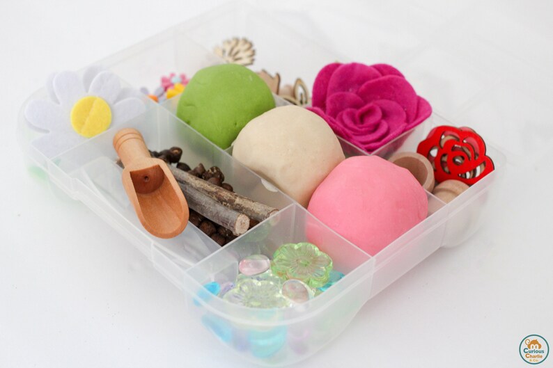 Flower Garden Play Dough Sensory Kit Grow Your Own Garden - Etsy