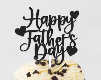 Happy Father's Day Topper File, Happy Father's Day SVG PNG, Happy Father's Day Topper