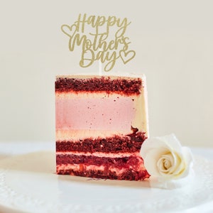 Happy Mother&#39;s Day Topper File, Happy Mother&#39;s Day SVG PNG, Happy Mother&#39;s Day Topper