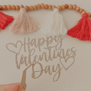 Happy Valentines Day Topper File, Happy Valentines Day SVG PNG, Happy Valentines Day Topper