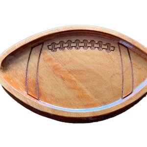 Football Desk Valet Key Tray - 5&quot; x 7&quot;
