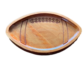 Football Desk Valet Key Tray - 5" x 7"