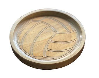 Volleyball Desk Valet Key Tray - 6" x 6"
