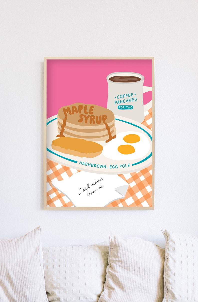 Harry Styles Maple Syrup Pancakes Coffee for Two Keep Etsy