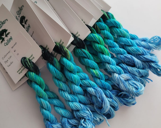 Mawage May Mystery Color, Hand Dyed Floss, Variegated Thread, Cross