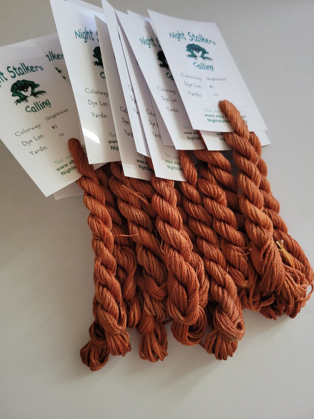 Gingerbread December '23mystery Color Hand Dyed Floss, Variegated