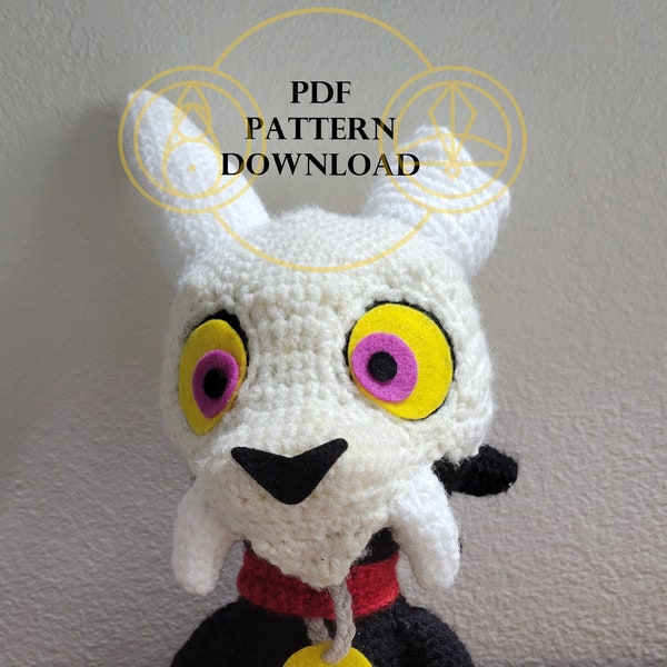 PDF DOWNLOAD - King of Demons The Owl House - Amigurumi Plush Crochet Pattern