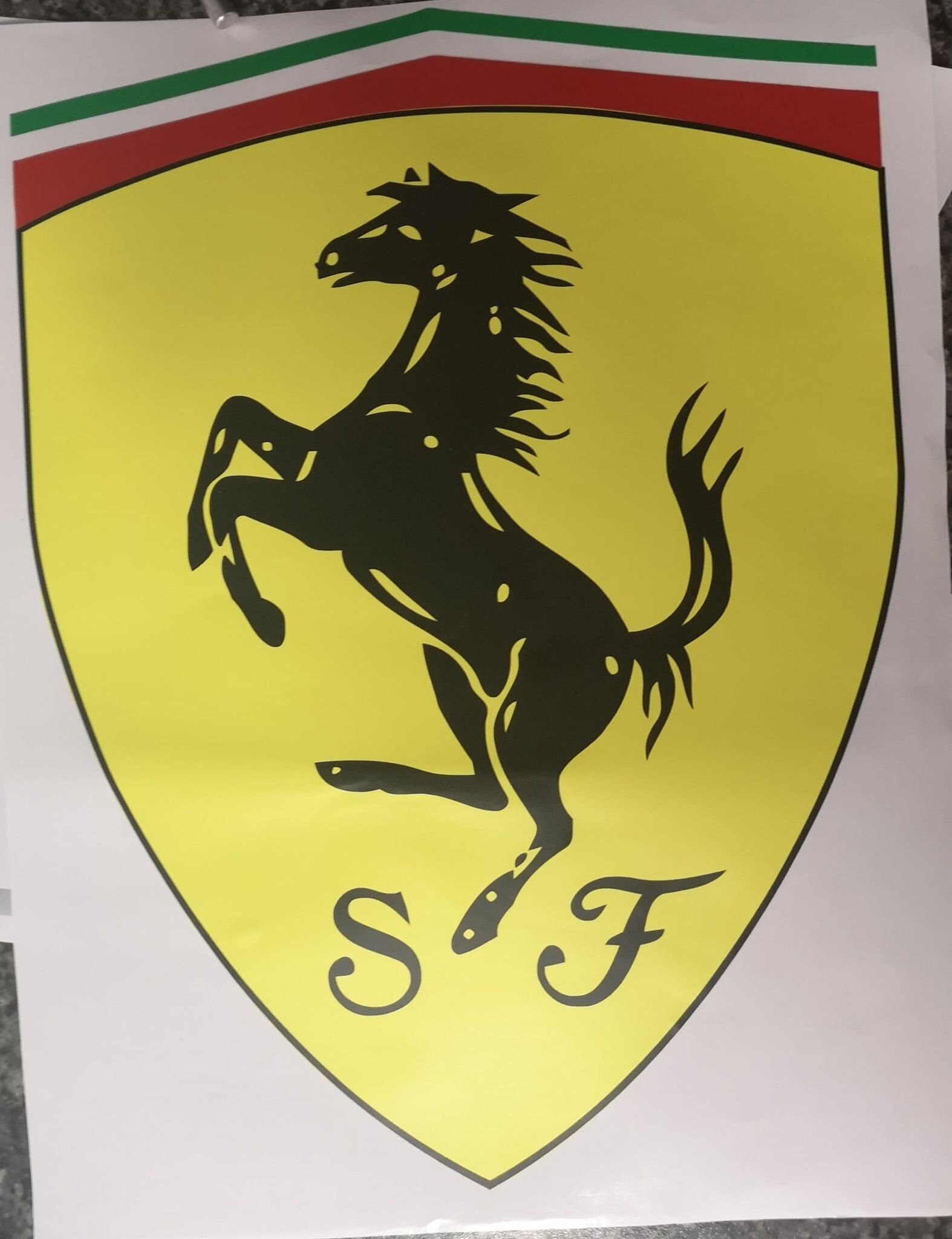 Ferrari Decal -  Ireland