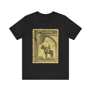 British Empire Vintage Postage T-Shirt | British Empire | King George VI | The Crown | Anglophile | Queen Elizabeth | Gold Coast | Ghana