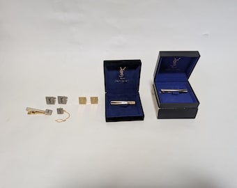 アクセサリー Vintage Yves Saint Laurent PlateNacklece Vintage YVES SAINT LAURENT Nameplate Chain-link Silver Ring