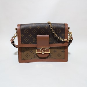 Borsa a tracolla Louis Vuitton Dauphine MM quasi perfetta autentica LV