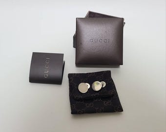 本物のヴィンテージグッチカフスボタングッチネクタイピンデザイナー