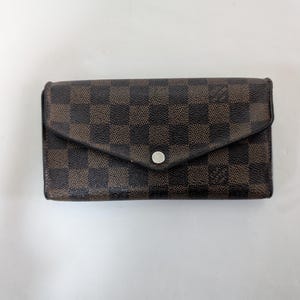 Louis Vuitton Damier Ebene Lange Geldbörse