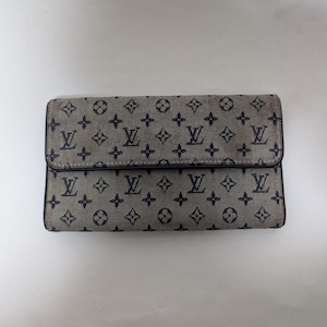 Vintage Louis Vuitton Monogramm Brieftasche Gebrauchter Mini Porte Tresor International Long Wallet Designer