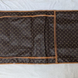 Tweedehands vintage Louis Vuitton kledingtas Louis Vuitton monogram kledingtas designer reistas cadeau-idee