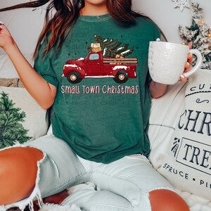 Small Town Christmas || Vintage Christmas PNG || Christmas PNG || Sublimation Design || Digital Download || PNG File || Christmas Truck