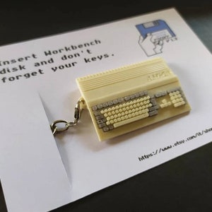 Amiga 500 Keychain