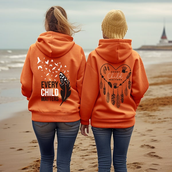 PROCEEDS DONATED, Every Child Matters Orange Shirt Day Adult Unisex Hoodie