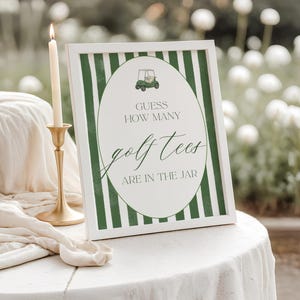 Gissa hur många golftees - Pojkgolfbabyshower - Golfbabyshowerlekar - Golftemababyshower - Golfbabyshowerdekorationer
