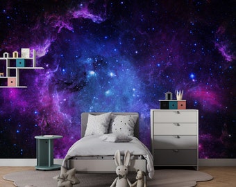 Outer Space Nebula Wall Mural Purple Pink Sky Photo Wallpaper Bedroom Home Decor Outer Space Nebula Wall Mural Purple Pink Sky Photo Wallpaper Bedroom Home Decor