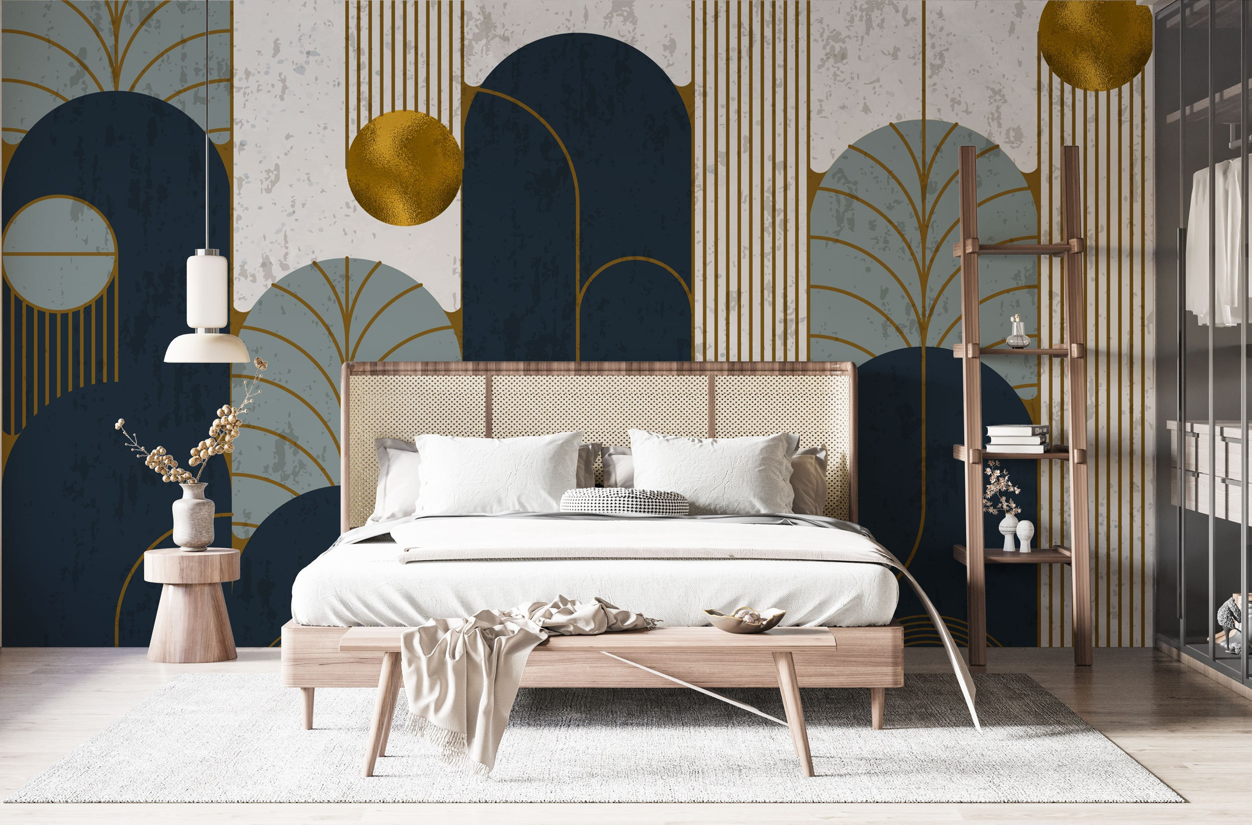 Wallpaper headboard cheap