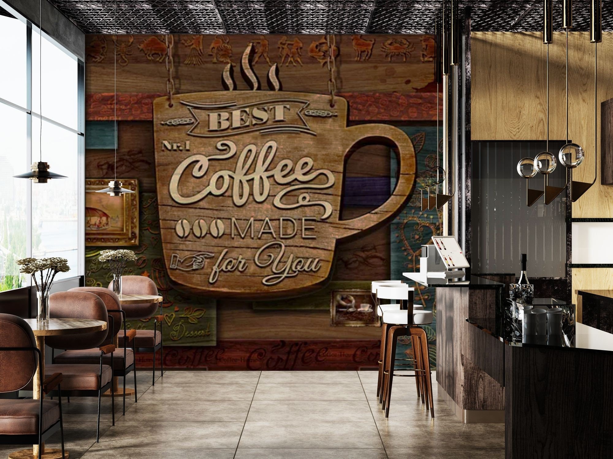 Coffee Wallpaper - Etsy Australia