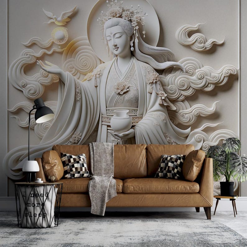 Buy 3D Lord Buddha Wallpaper Gotama Buddha Wall Mural Hindu Lord