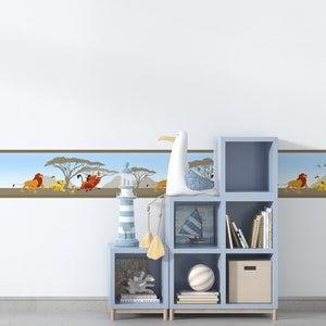 Lion King Themed Wall Border for Kids , Peel and Stick Wall Border for ...